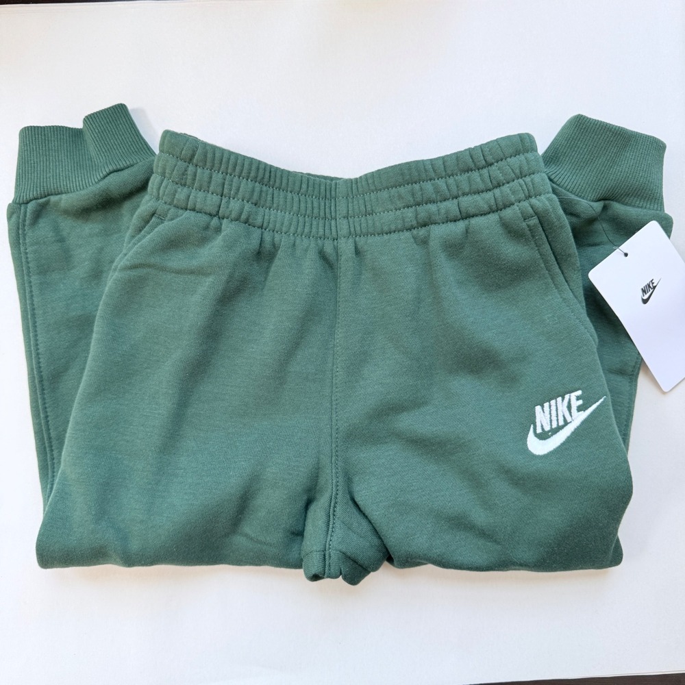 Nike Toddler Boys Fir Green Fleece Jogger Sweatpants 4T 76L091-F1J New